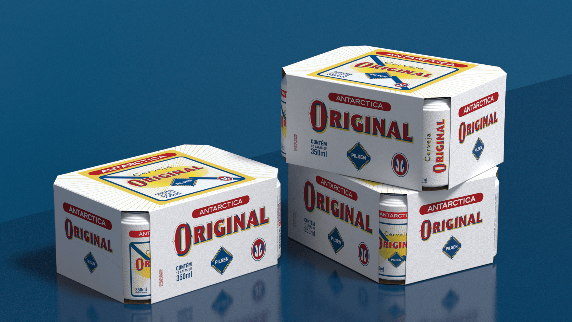 design de lata cerveja original